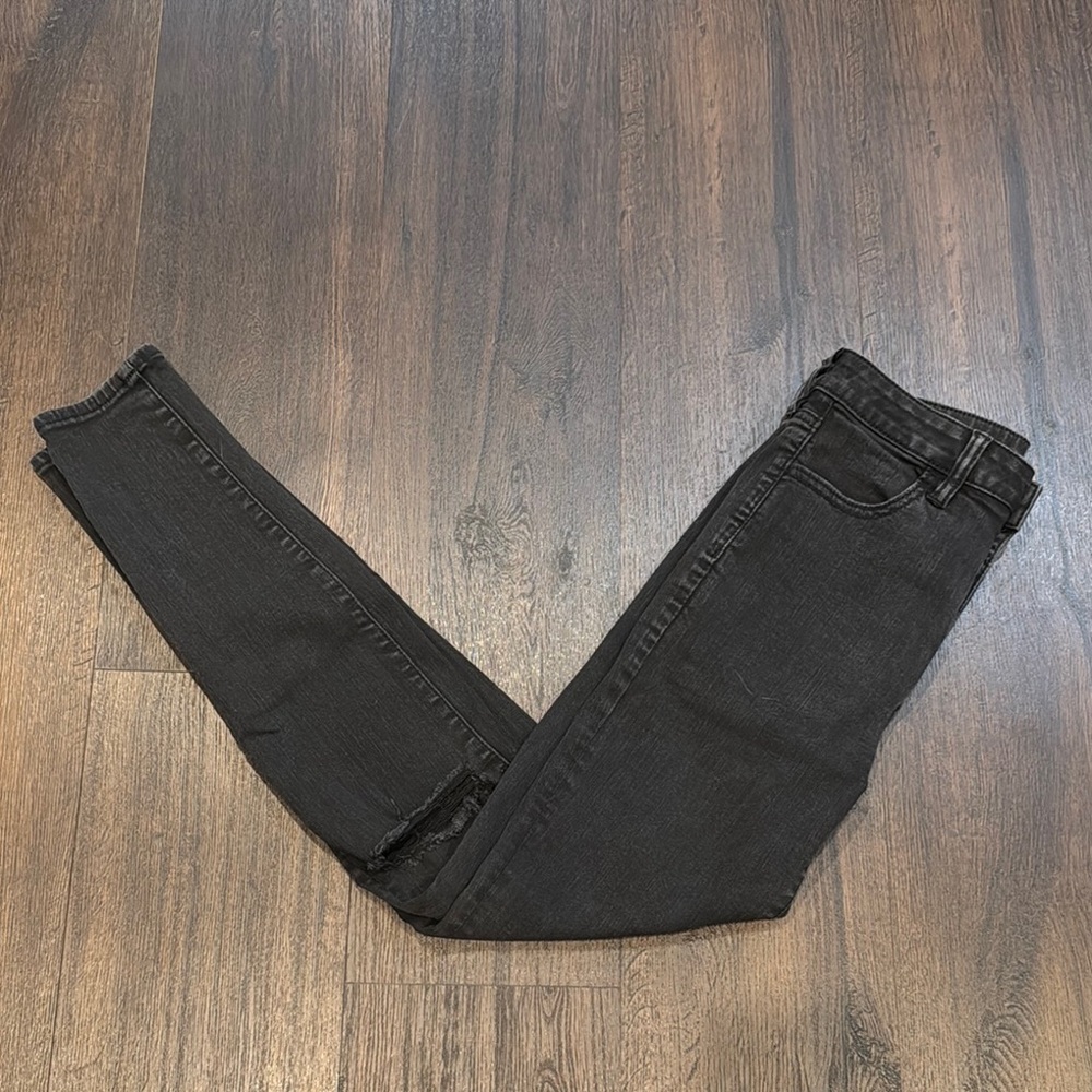 American Eagle Black Super Hi-Rise Jegging